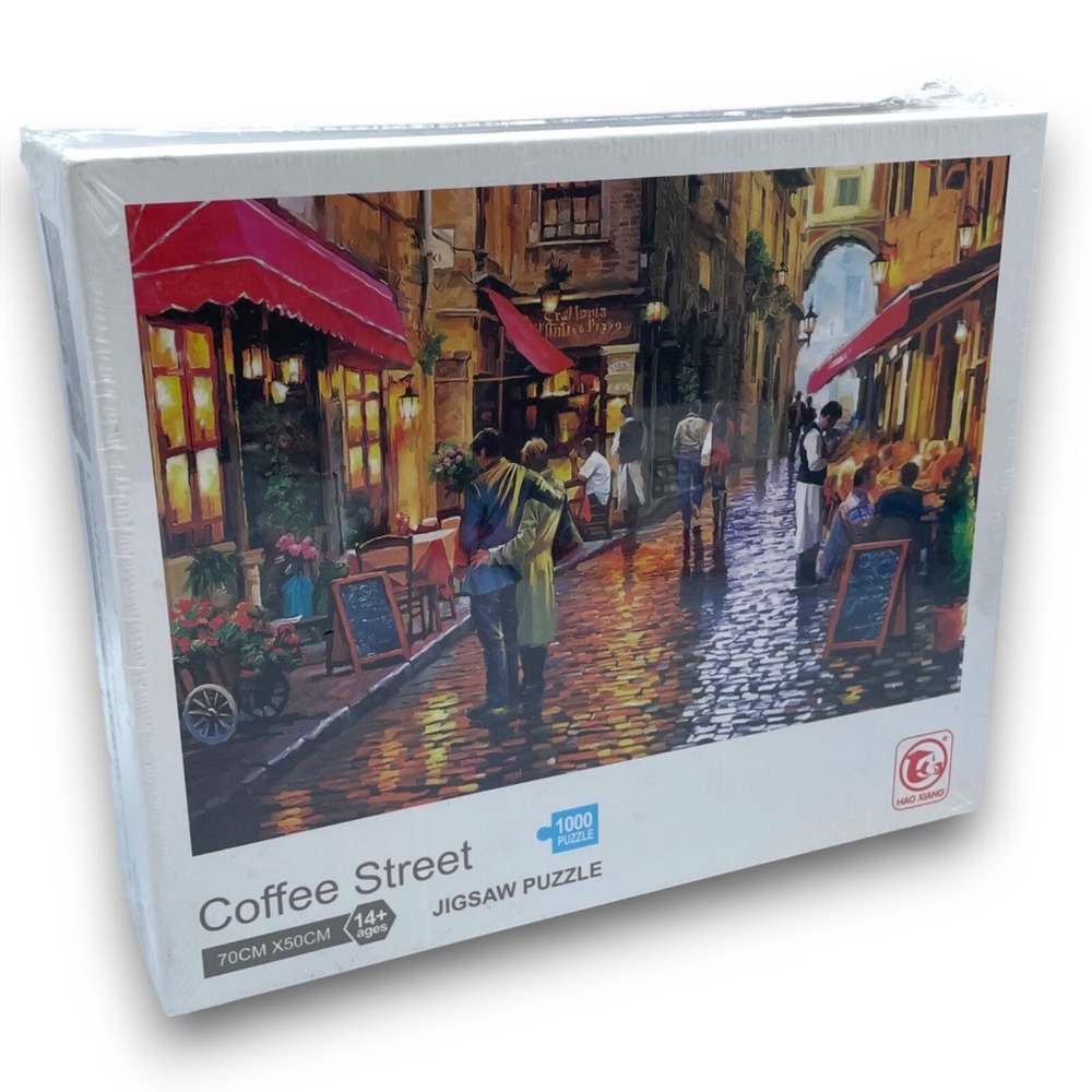 Coffee Street HAO XIANG Puzzle SEALED 1000 pieces